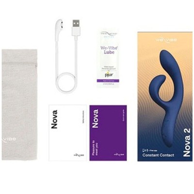 WE-VIBE - NOVA 3 COELHO VIBRADOR MIDNIGHT BLUE - D-235693 - Dona Pimenta