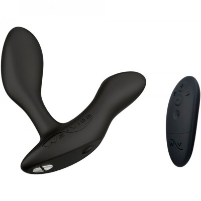 WE-VIBE - VECTOR+ MASSAGER VIBRANTE DE PRÓSTATA PRETO - D-235697 - Dona Pimenta