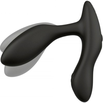 WE-VIBE - VECTOR+ MASSAGER VIBRANTE DE PRÓSTATA PRETO - D-235697 - Dona Pimenta