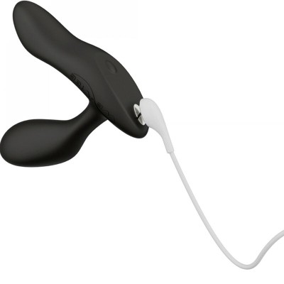 WE-VIBE - VECTOR+ MASSAGER VIBRANTE DE PRÓSTATA PRETO - D-235697 - Dona Pimenta