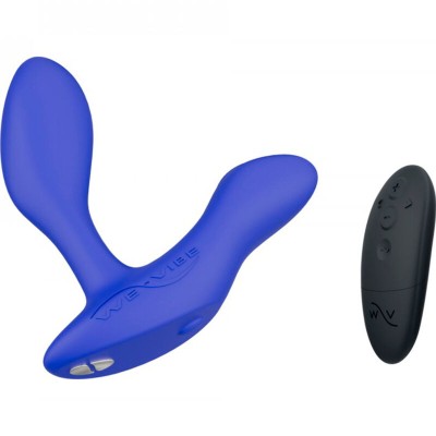 WE-VIBE - VECTOR+ MASSAGER VIBRANTE DE PRÓSTATA ROYAL BLUE - D-235698 - Dona Pimenta