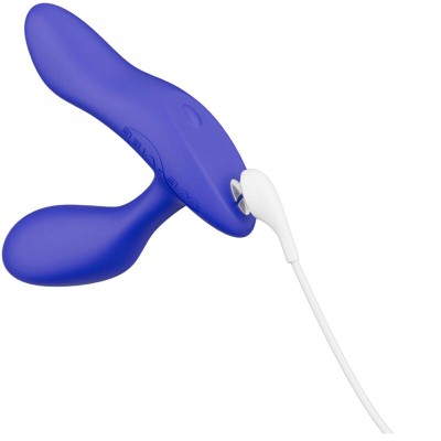WE-VIBE - VECTOR+ MASSAGER VIBRANTE DE PRÓSTATA ROYAL BLUE - D-235698 - Dona Pimenta