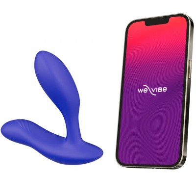 WE-VIBE - VECTOR+ MASSAGER VIBRANTE DE PRÓSTATA ROYAL BLUE - D-235698 - Dona Pimenta