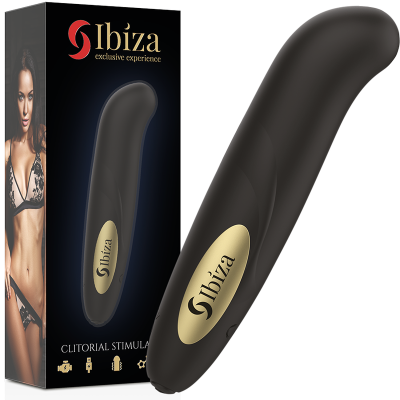 IBIZA - ESTIMULADOR DE CLITÓRIS CARREGADOR USB 10 MODOS DE VIBRAÇÃO DOURADO 13 X 2,9 - D-236031 - Dona Pimenta