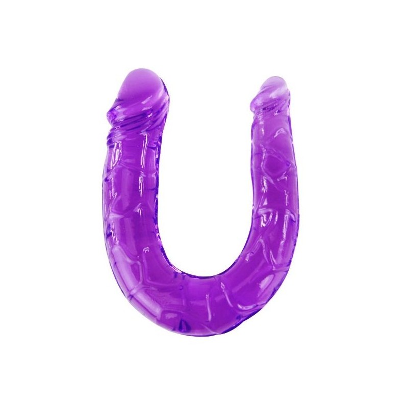 DILDO DUPLO FLEXÍVEL ROXO - D66-194148LL - Dona Pimenta DILDO DUPLO FLEXÍVEL ROXO - D66-194148LL - Dona Pimenta