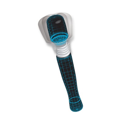 WANACHI MINI MASAJEADOR NEGRO - PD3027-23 - Dona Pimenta