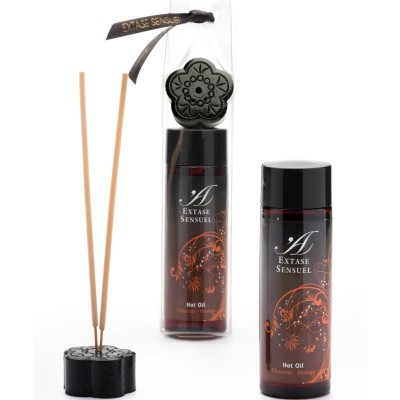 EXTASE SENSUEL HOT OIL CHOCOLAT-ORANGE 100ML - D-201711 - Dona Pimenta