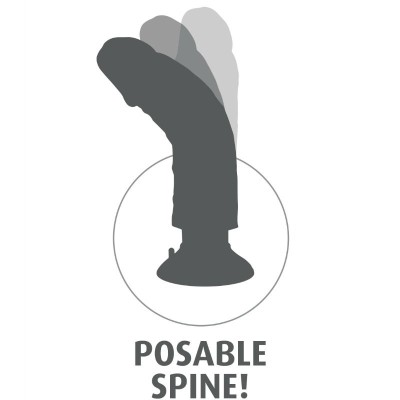 KING COCK - 6 &quot;- 15,24 CM VIBRANTE CARNE DE GALO - PD5401-21 - Dona Pimenta