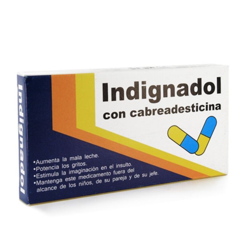 DIABLO PICANTE - CAJA DE MEDICAMENTOS INDIGNADOL - D-230486 - Dona Pimenta DIABLO PICANTE - CAJA DE MEDICAMENTOS INDIGNADOL - D-230486 - Dona Pimenta