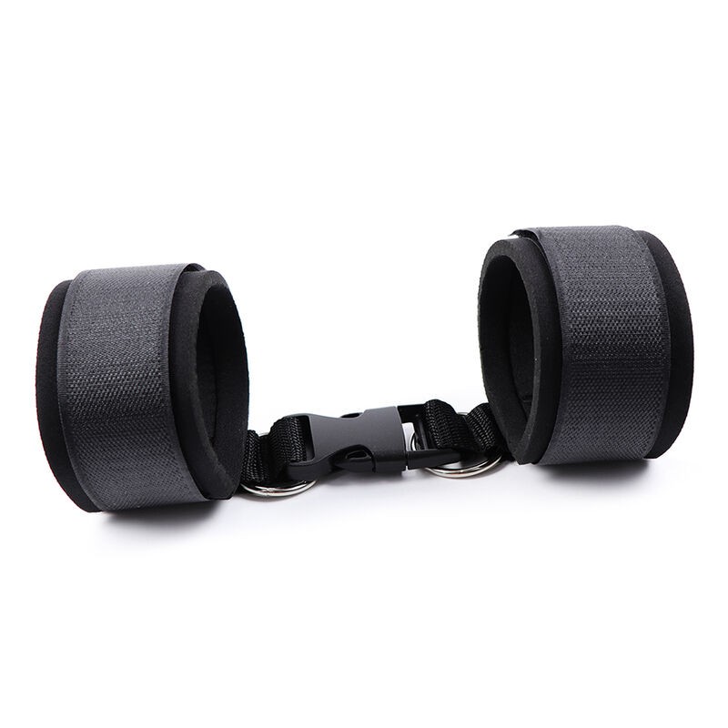 RESTRIÇÕES DE PULSO FETICHE DE NEOPRENE OHMAMA COM GANCHO E LAÇO - D-230335 - Dona Pimenta RESTRIÇÕES DE PULSO FETICHE DE NEOPRENE OHMAMA COM GANCHO E LAÇO - D-230335 - Dona Pimenta
