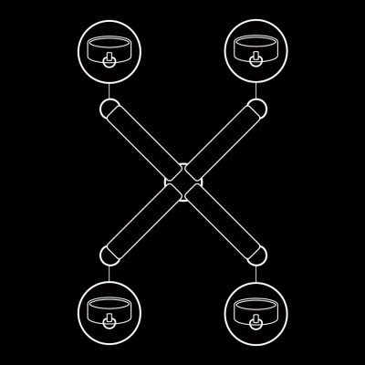 FETISH SUBMISSIVE UNIÓN ALGEMAS CUERO VEGANO - D-218914 - Dona Pimenta