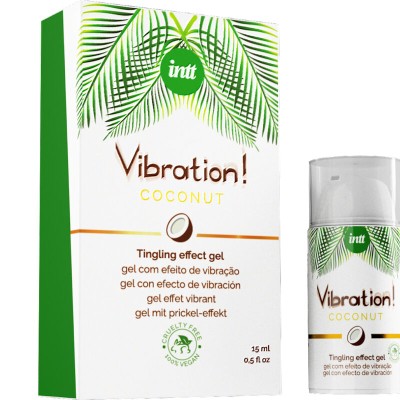 INTT - VIBRAÇÃO GEL PODEROSO ESTIMULANTE VEGANO LÍQUIDO VIBRADOR - D-234930 - Dona Pimenta