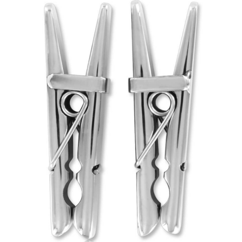 METALHARD CLOTHESPINS NIPPLE CLAMPS - D-218524 - Dona Pimenta METALHARD CLOTHESPINS NIPPLE CLAMPS - D-218524 - Dona Pimenta