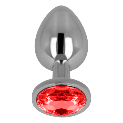 OHMAMA PLUG ANAL METAL VERMELHO 8 CM - D-232941 - Dona Pimenta