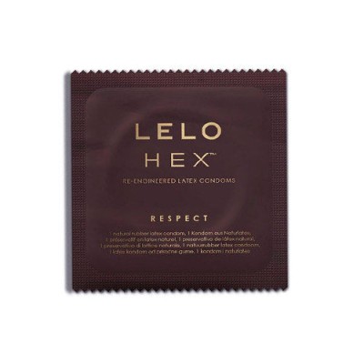 LELO HEX CONDOMS RESPECT XL 12 PACK - D-215961 - Dona Pimenta