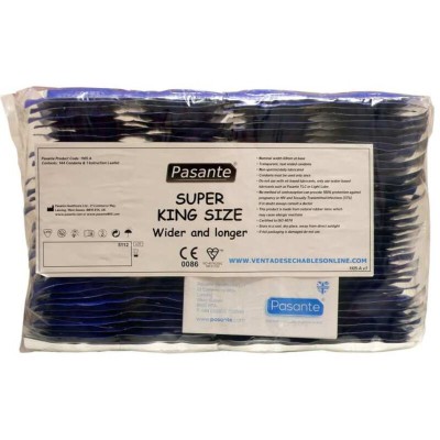 PASANTE - SACO TAMANHO PRESERVATIVOS SUPER KING 144 UNIDADES - D-236435 - Dona Pimenta