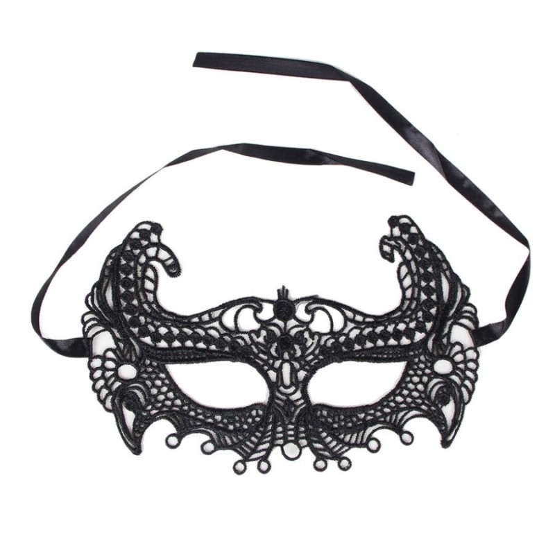 QUEEN LINGERIE BLACK MASK ONE SIZE - D-223318 - Dona Pimenta QUEEN LINGERIE BLACK MASK ONE SIZE - D-223318 - Dona Pimenta