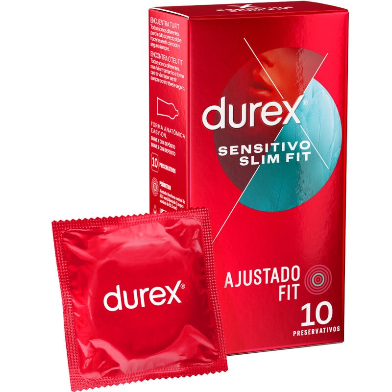 DUREX - SENSITIVO SLIM FIT 10 UNIDADES - D-231052 - Dona Pimenta DUREX - SENSITIVO SLIM FIT 10 UNIDADES - D-231052 - Dona Pimenta