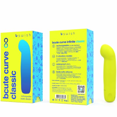 BCUTE CURVE INFINITE CLASSIC VIBRADOR RECARGABLE SILICONA D-236024