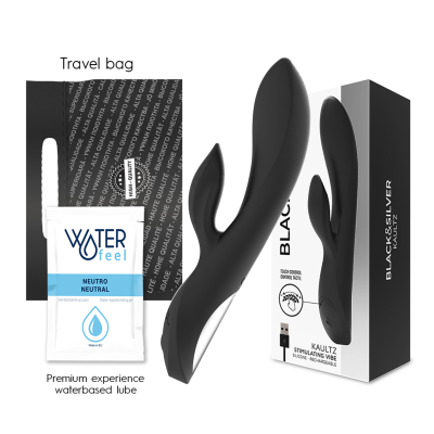 BLACK&SILVER&trade; - VIBRADOR KAULTZ TOUCH CONTROL - D-221313 - Dona Pimenta