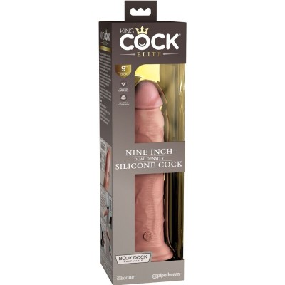 KING COCK ELITE - DILDO SILICONE REALISTA 23 CM - D-236624 - Dona Pimenta