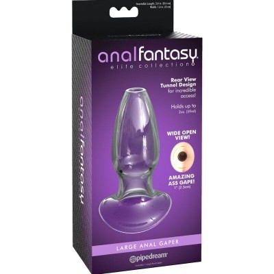 ANAL FANTASY ELITE COLLECTION - DILATOR DE CRISTAL ANAL GAPER TAMANHO M - D-236564 - Dona Pimenta