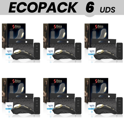 ECOPACK6 UNIDADES - CONTROLE REMOTO VIBRADOR DE CALÇAS DE SILICONE IBIZA - D-234494 - Dona Pimenta