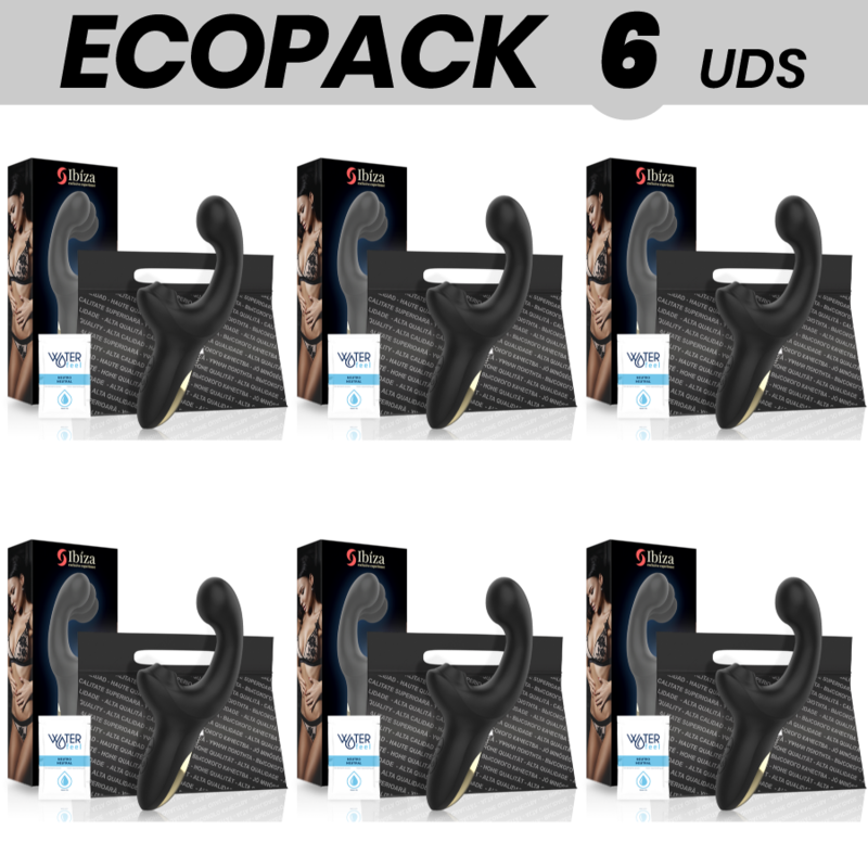 ECOPACK6 UNIDADES - VIBRADOR DE DEDO E PULSAÇÃO IBIZA ONDA - D-234493 - Dona Pimenta