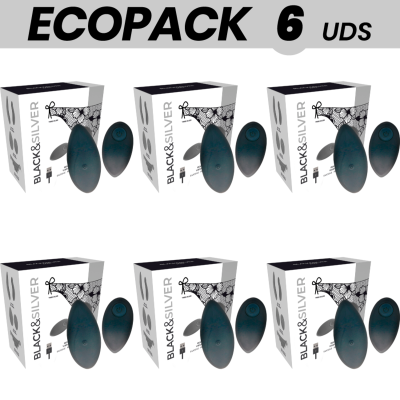ECOPACK 6 UNIDADES - ESTIMULADOR DE CONTROLE REMOTO ZARA BLACK&SILVER - D-223498 - Dona Pimenta