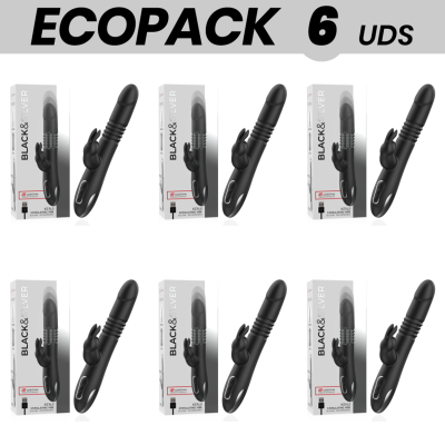 ECOPACK 6 UNIDADES - BLACK&SILVER KENJI VIBE ESTIMULANTE COMPATÍVEL COM A TECNOLOGIA WATCHME WIRELESS - D-232995 - Dona Pimenta