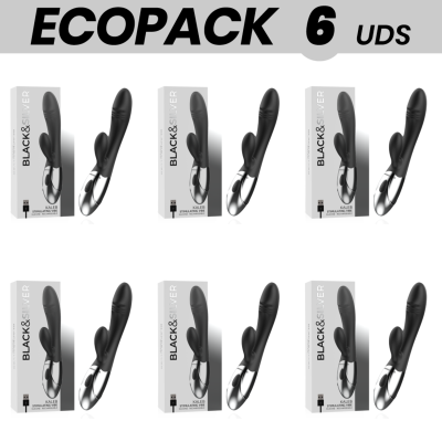 ECOPACK 6 UNIDADES - VIBE ESTIMULANTE BLACK&SILVER KALEB - D-232998 - Dona Pimenta