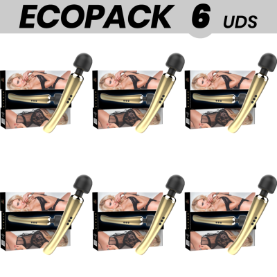 ECOPACK 6 UNITS - IBIZA WAND LUXURY MASSAGER - D-233342 - Dona Pimenta