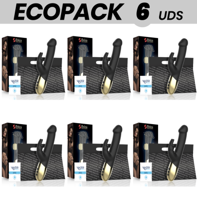 ECOPACK 6 UNIDADES - IBIZA - VIBRADOR ROTATIVO COELHO - D-234490 - Dona Pimenta