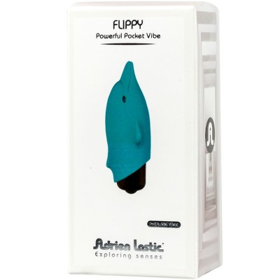 ADRIEN LASTIC - VIBRADOR DE BOLSO FLIPPY DELFIN - D-237060 - Dona Pimenta
