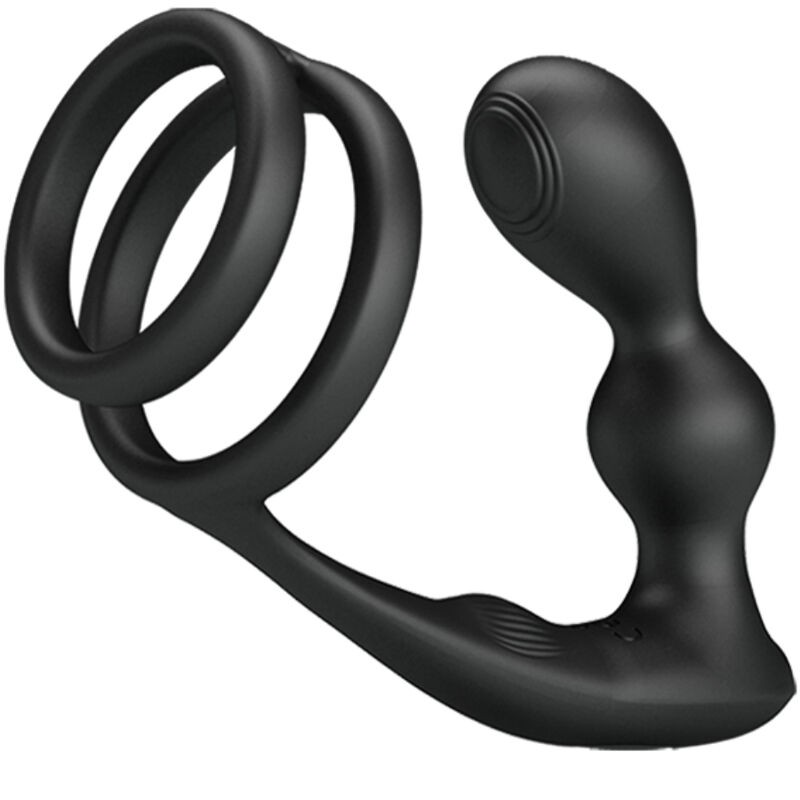 PRETTY LOVE - ANEL PARA PÊNIS MARSHALL COM PLUG ANAL VIBRATÓRIO COM CONTROLE REMOTO - D-236972 - Dona Pimenta PRETTY LOVE - ANEL PARA PÊNIS MARSHALL COM PLUG ANAL VIBRATÓRIO COM CONTROLE REMOTO - D-236972 - Dona Pimenta