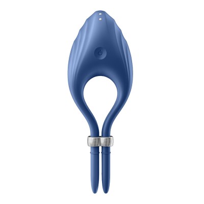 VIBRADOR DE ANEL DUELISTA SATISFYER - AZUL - D-231897 - Dona Pimenta