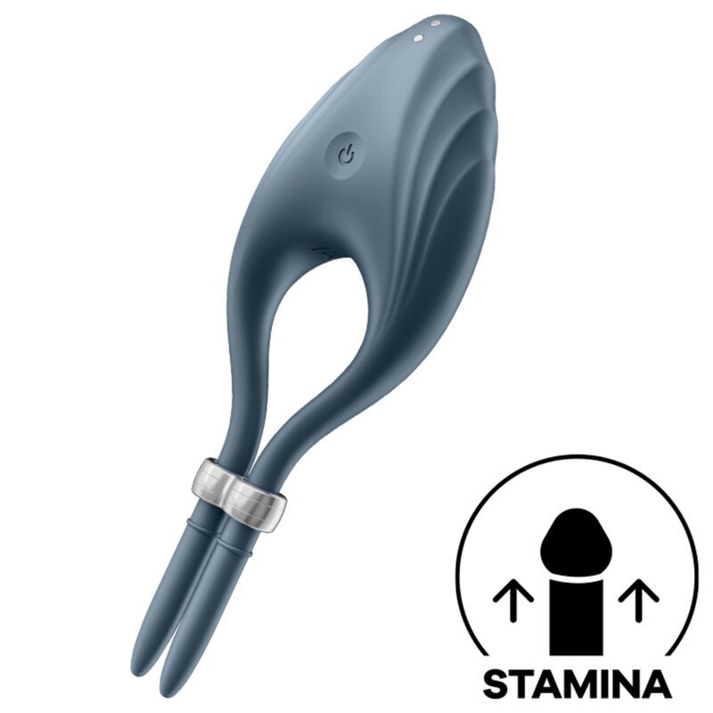 VIBRADOR DE ANEL DUELISTA SATISFYER - AZUL - D-231897 - Dona Pimenta VIBRADOR DE ANEL DUELISTA SATISFYER - AZUL - D-231897 - Dona Pimenta