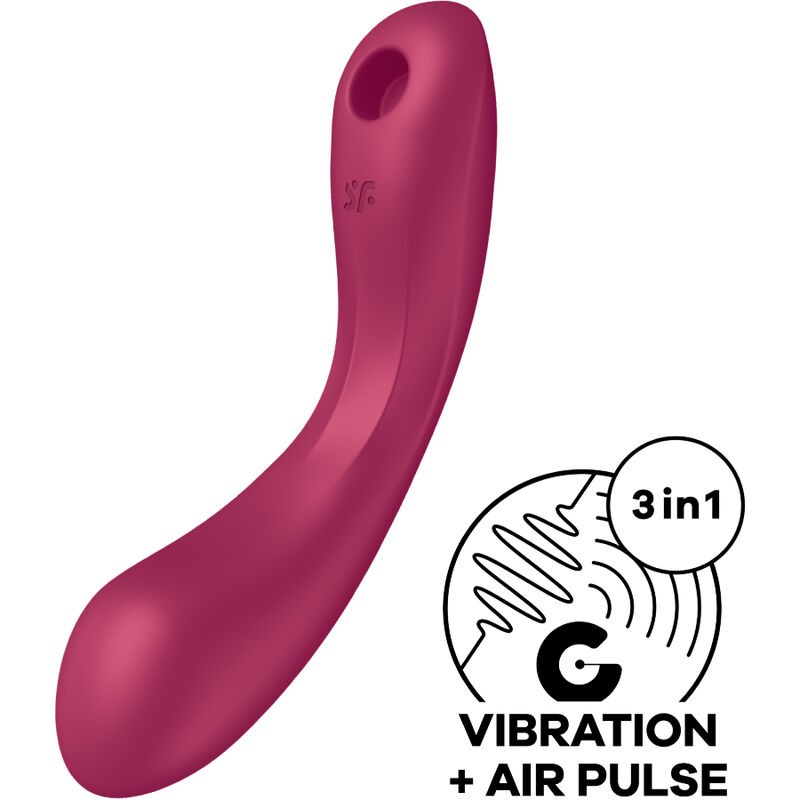 SATISFYER - CURVA TRINITY 1 AIR PULSE VIBRAÇÃO - D-235017 SATISFYER - CURVA TRINITY 1 AIR PULSE VIBRAÇÃO - D-235017