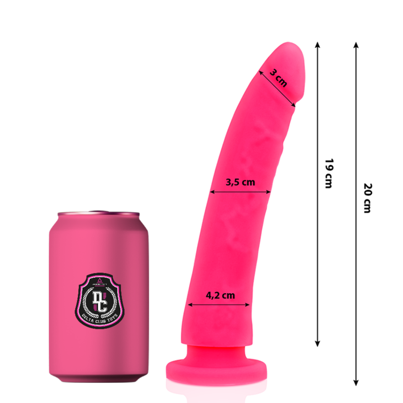 DELTA CLUB -TOYS DILDO MÉDICO ROSA SILICONE 20 X 4 CM - D-227144 - Dona Pimenta DELTA CLUB -TOYS DILDO MÉDICO ROSA SILICONE 20 X 4 CM - D-227144 - Dona Pimenta