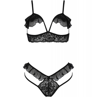 PASSION - CONJUNTO DOLLY DUAS PEÇAS PRETO S/M - D-237753 - Dona Pimenta