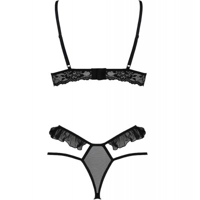PASSION - CONJUNTO DOLLY DUAS PEÇAS PRETO S/M - D-237753 - Dona Pimenta