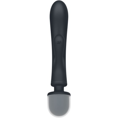 SATISFYER - TRIPLE LOVER RABBIT VIBRADOR MASSAGER ROSA - D-237604 - Dona Pimenta