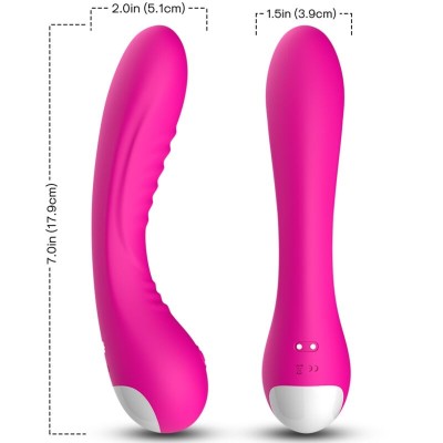 ARMONY - VIBRADOR LEGEND SILICONE FÚCSIA - D-237892 - Dona Pimenta