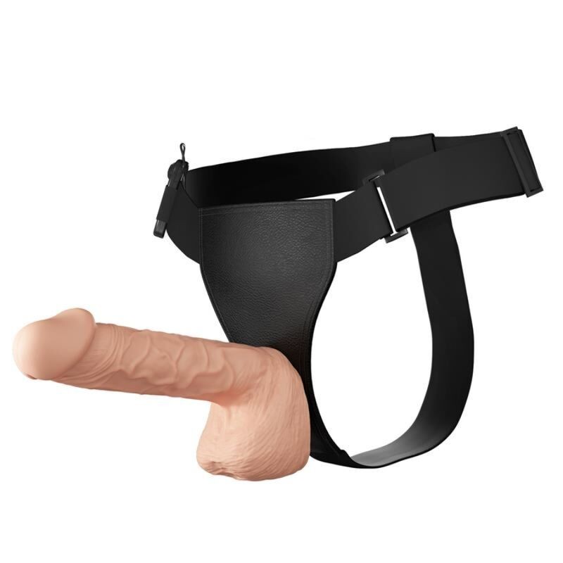 ARNÊS BAILE ULTRA PASSIONATE 26 CM - CARNE - D-233019 - Dona Pimenta ARNÊS BAILE ULTRA PASSIONATE 26 CM - CARNE - D-233019 - Dona Pimenta