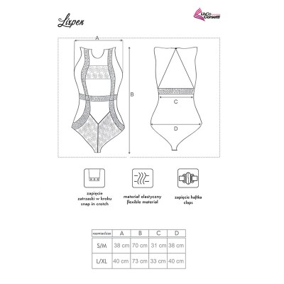 LIVCO CORSETTI FASHION - LIXPEN LC 90612 CORPO PRETO - D-239143 - Dona Pimenta