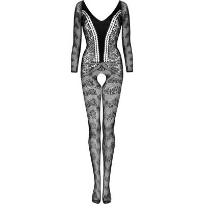 LIVCO CORSETTI FASHION - CORDILL LC 17358 BODYSTOCKING PRETO TAMANHO ÚNICO - D-239167 - Dona Pimenta