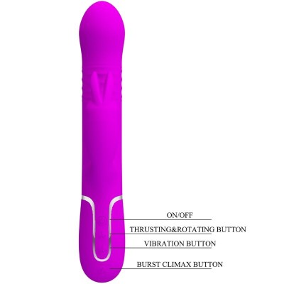 PRETTY LOVE - COALE COELHO VIBRADOR PÉROLAS VIOLETA - D-238770 - Dona Pimenta