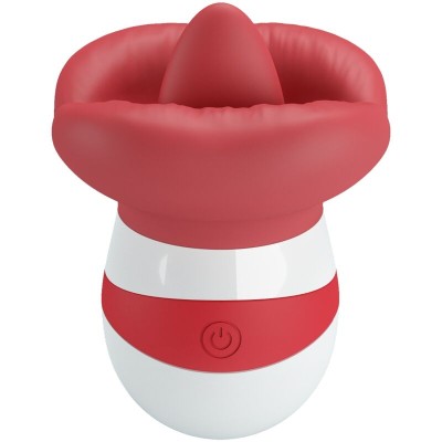 PRETTY LOVE - ESTIMULADOR DE LÍNGUA MINA VERMELHO CLARO - D-238734 - Dona Pimenta