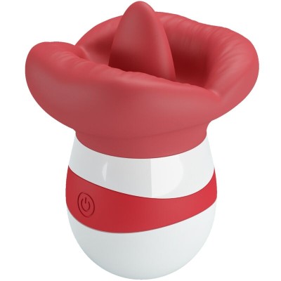 PRETTY LOVE - ESTIMULADOR DE LÍNGUA MINA VERMELHO CLARO - D-238734 - Dona Pimenta