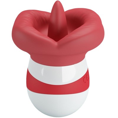 PRETTY LOVE - ESTIMULADOR DE LÍNGUA MINA VERMELHO CLARO - D-238734 - Dona Pimenta